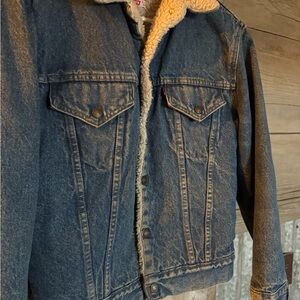 Levi's Blue Jean Jacket with Sherpa Lining